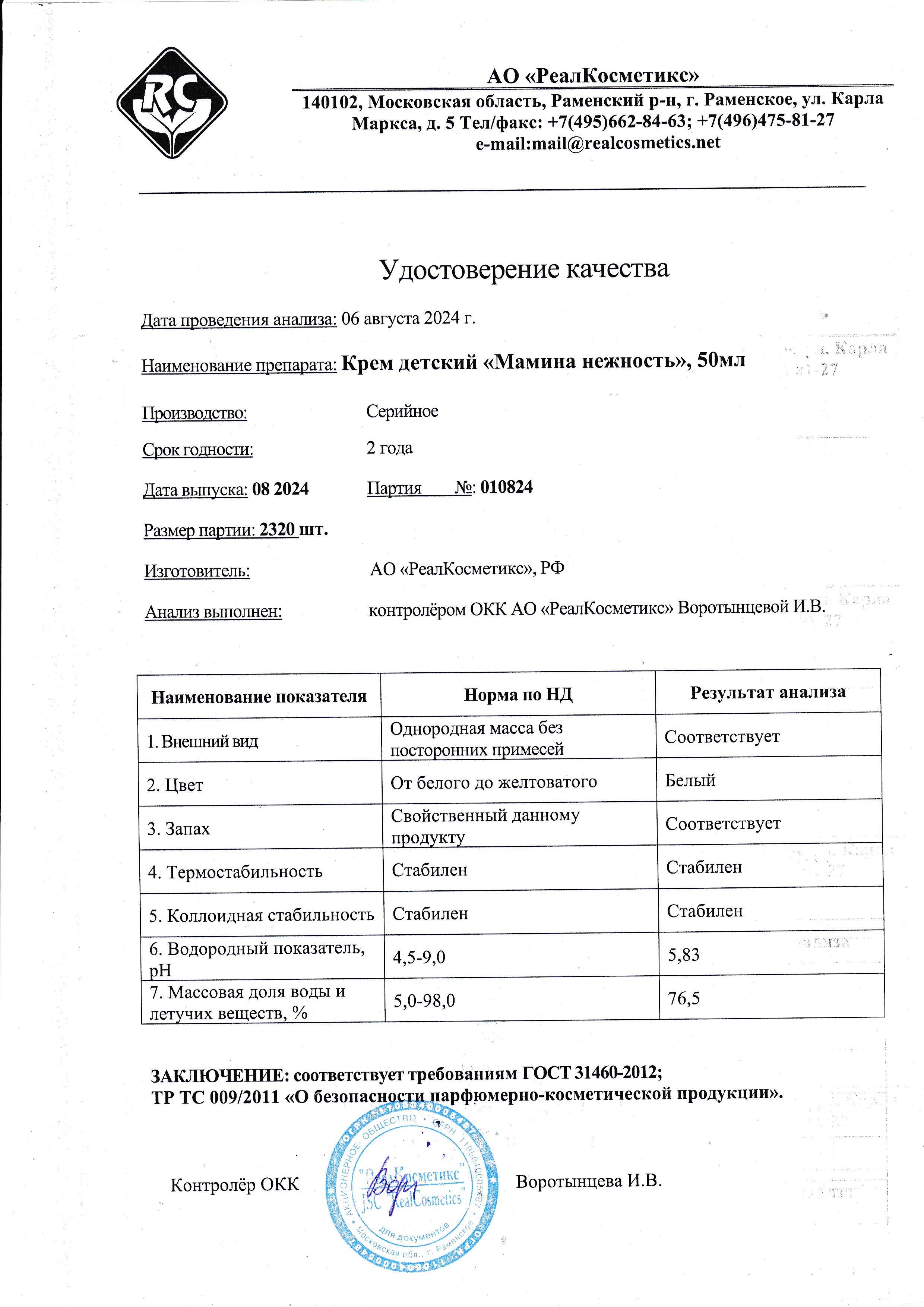 Паспорт №082024